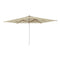 Shady Rectangle Umbrella with Teak Ribs  option Mocca