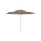Shady Round Umbrella with Teak Ribs  option Cappuccino