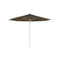 Shady Round Umbrella with Teak Ribs  option Fondant