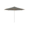 Shady Round Umbrella with Teak Ribs  option Rock