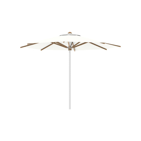 Shady Round Umbrella with Teak Ribs