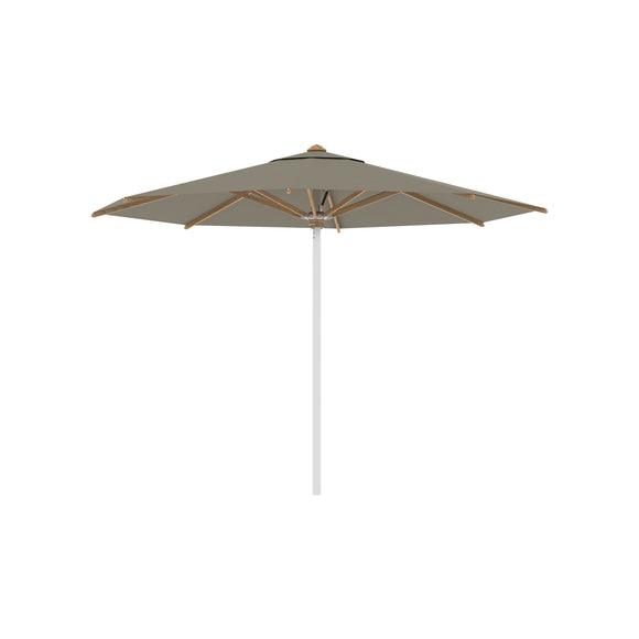 Shady Round Umbrella with Teak Ribs