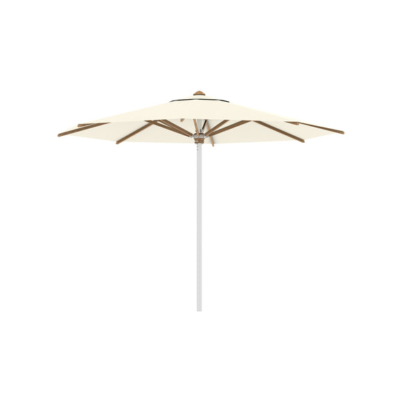 Shady Round Umbrella with Teak Ribs