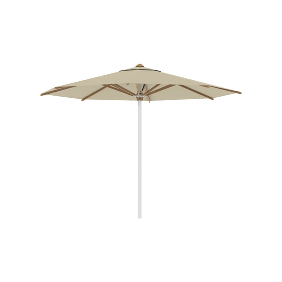 Shady Round Umbrella with Teak Ribs