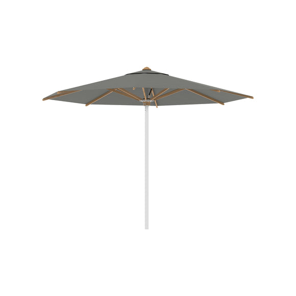 Shady Round Umbrella with Teak Ribs