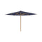 Shady Square Teak Umbrella  option Blue Uni