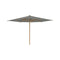 Shady Square Teak Umbrella  option Rock