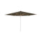 Shady Square Umbrella with Teak Ribs  option Fondant