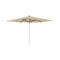 Shady Square Umbrella with Teak Ribs  option Mocca