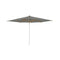 Shady Square Umbrella with Teak Ribs  option Rock