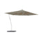 Shady X-Centric Rectangle Umbrella with Teak Ribs  option Cappuccino