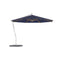 Shady X-Centric Round Umbrella with Teak Ribs  option Blue Uni
