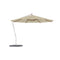 Shady X-Centric Round Umbrella with Teak Ribs  option Mocca