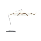 Shady X-Centric Round Umbrella with Teak Ribs