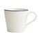 Maze Mug (Set of 4)  option White with Denim Line