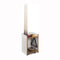 Diagonal Floor Cue Rack  option White