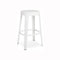 Ombra Backless Bar Stool  option White