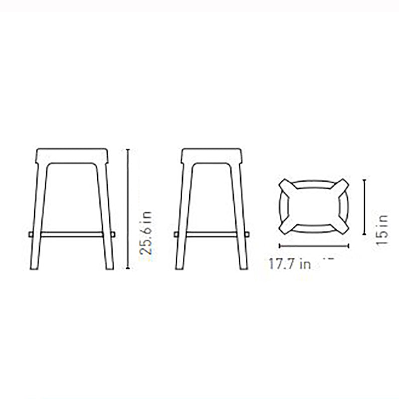 Ombra Backless Indoor/Outdoor Counter Stool