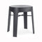 Ombra Low Backless Stool  option Black