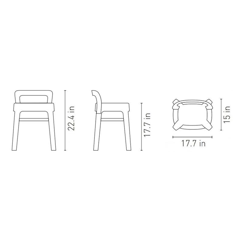Ombra Low Indoor/Outdoor Stool