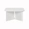 Plec Marble Side/Coffee Table  option White