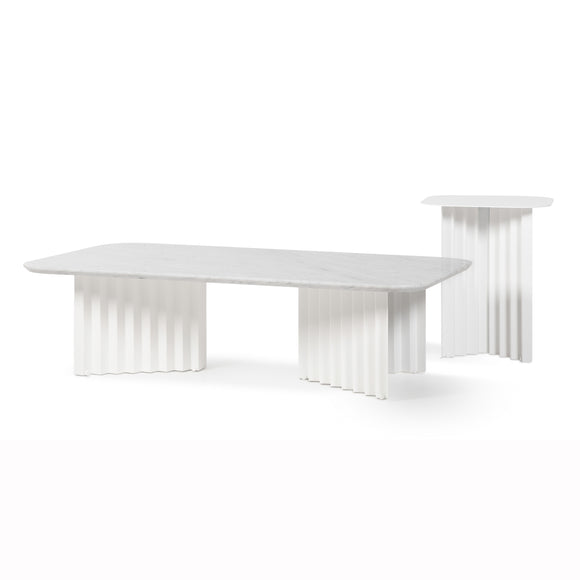 Plec Marble Side/Coffee Table
