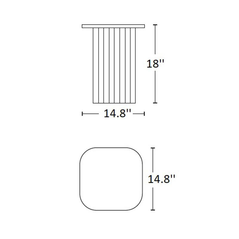 Plec Steel Indoor/Outdoor Side/Coffee Table