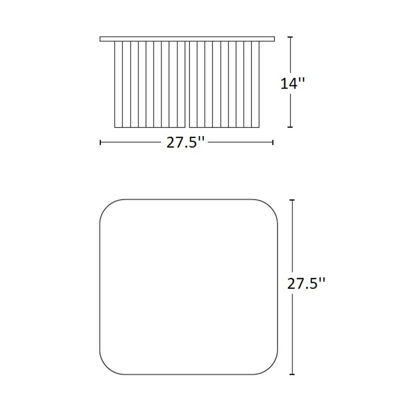 Plec Steel Indoor/Outdoor Side/Coffee Table