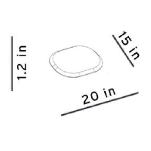 You and Me Benches Outdoor Cushion