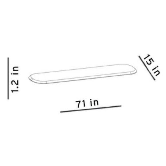 You and Me Benches Outdoor Cushion