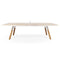 You and Me Indoor Ping Pong Table  option Oak / White