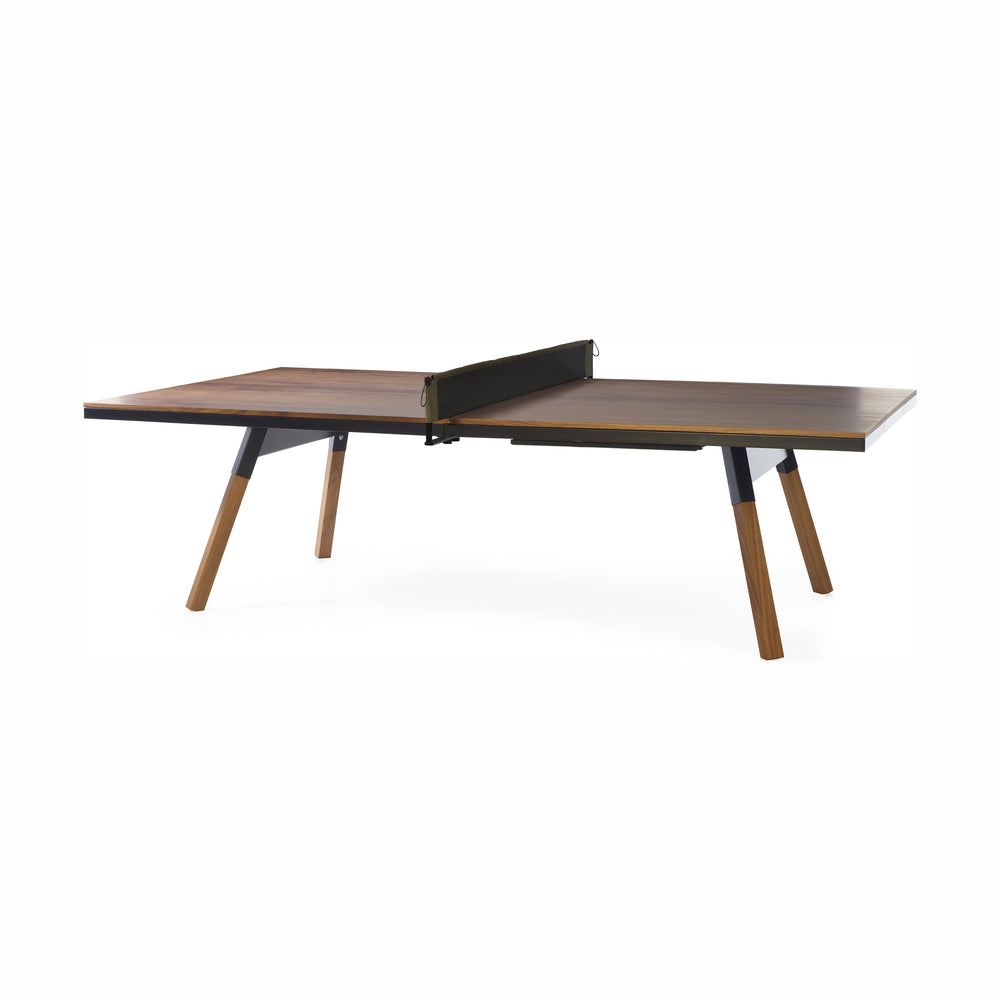 You and Me Walnut Ping Pong Table