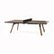 You and Me Walnut Ping Pong Table  option Black/Standard