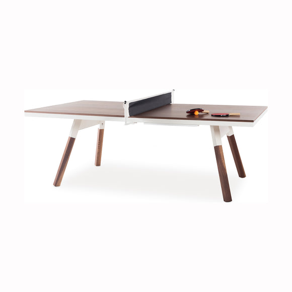 You and Me Walnut Ping Pong Table