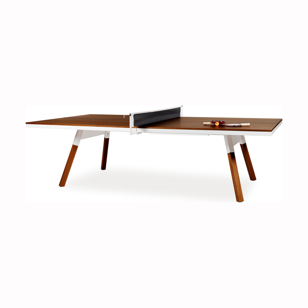 You and Me Walnut Ping Pong Table
