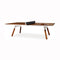 You and Me Walnut Ping Pong Table  option White/Standard