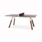 You and Me Walnut Ping Pong Table  option Table Only