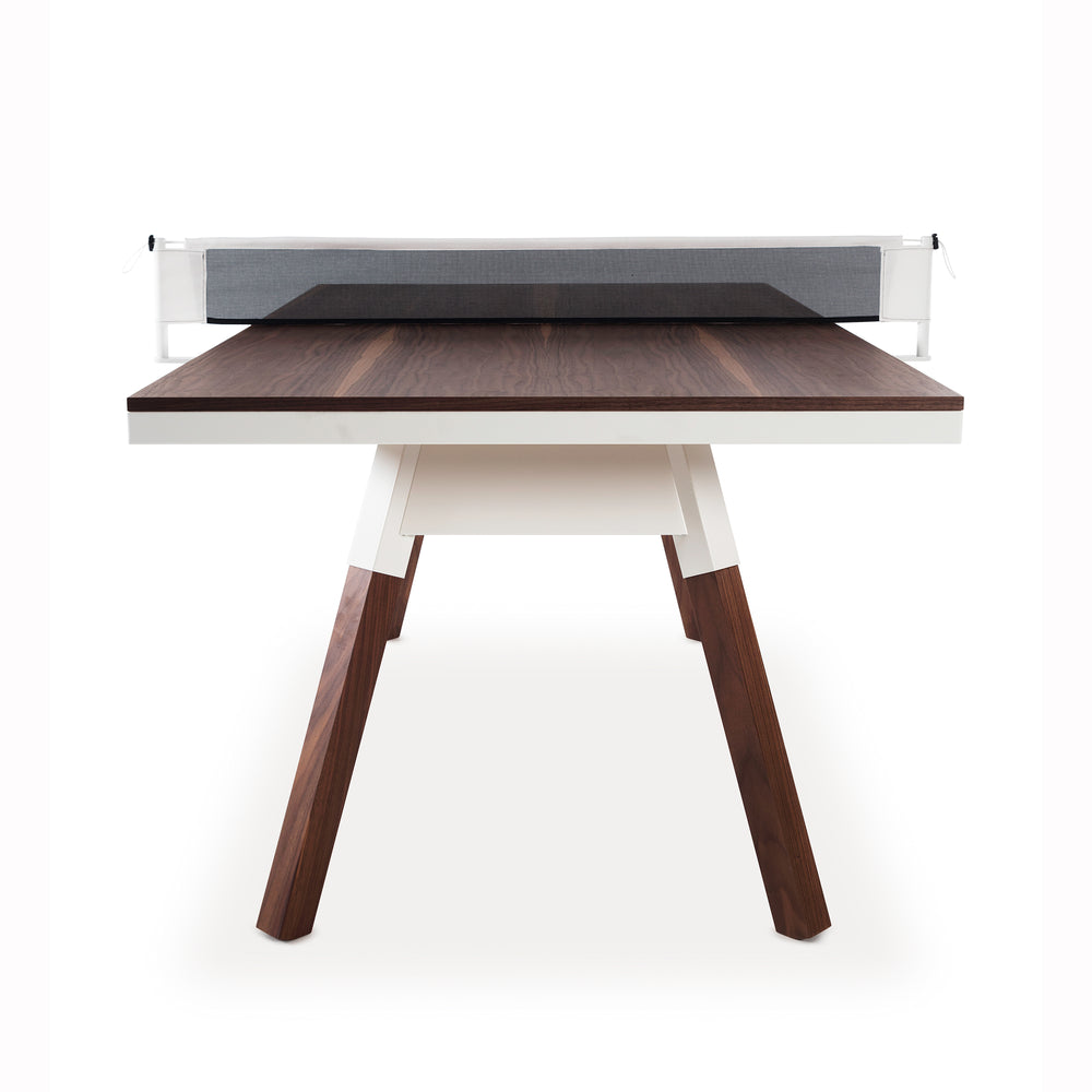 You and Me Walnut Ping Pong Table