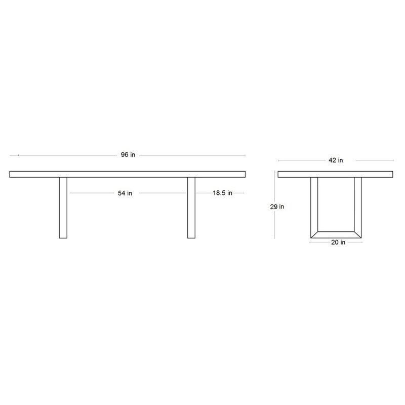 Emerson Dining Table - Sculpted Edge