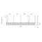 Linea Estadio Pendant Light  option 4 Modules