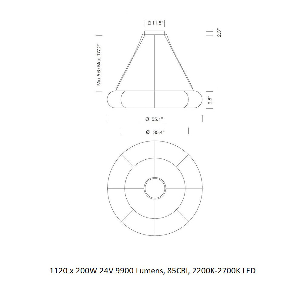 Tekio Circular Pendant Light