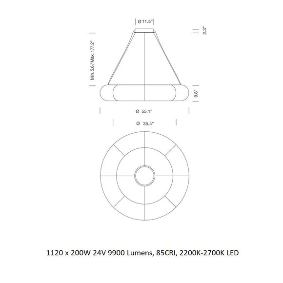 Tekio Circular Pendant Light