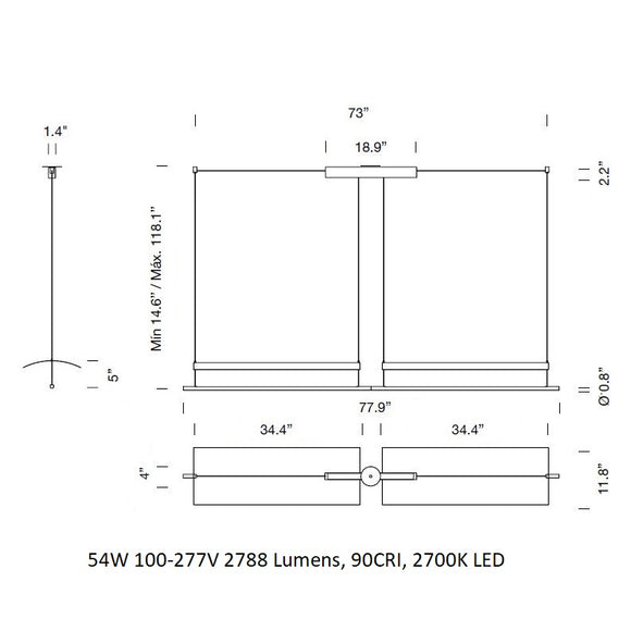 Lamina System Pendant Light