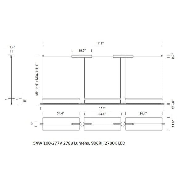 Lamina System Pendant Light