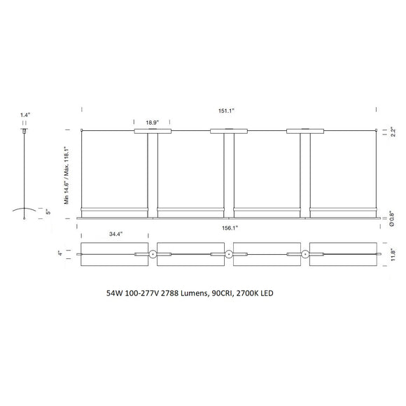 Lamina System Pendant Light