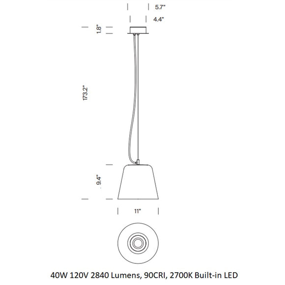 Vaso Pendant Light
