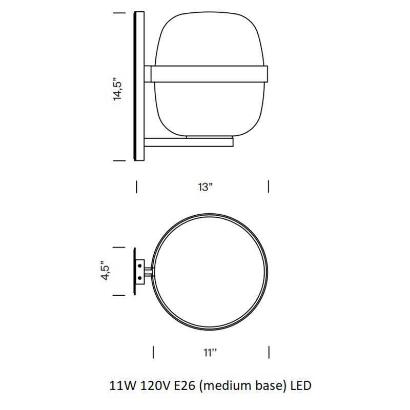 Wally Cesta Wall Light