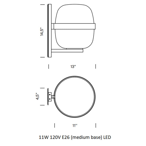 Wally Cesta Wall Light