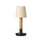 Basica Minima Portable Table Lamp  option Natural Ribbon