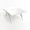 Eyhov Rail Double Desk  option White / White Edge